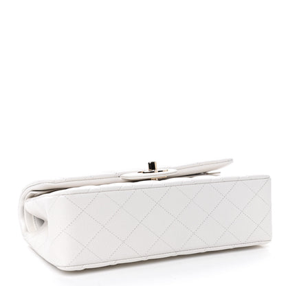 Chanel Caviar Quilted Small Double Flap White 3 of 4