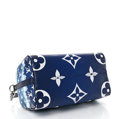 Louis Vuitton Monogram Escale Speedy Bandouliere 30 Blue 5 of 10