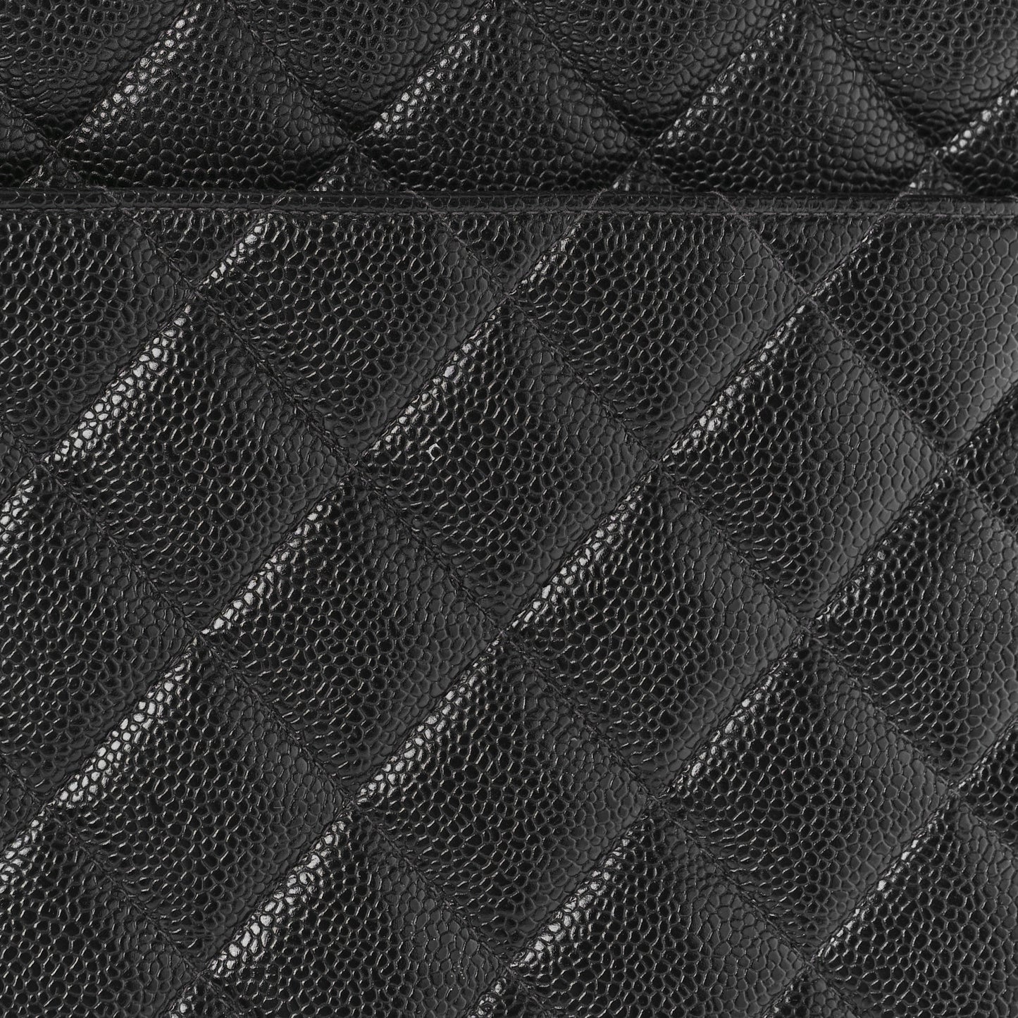 Caviar Quilted Medallion Tote Black