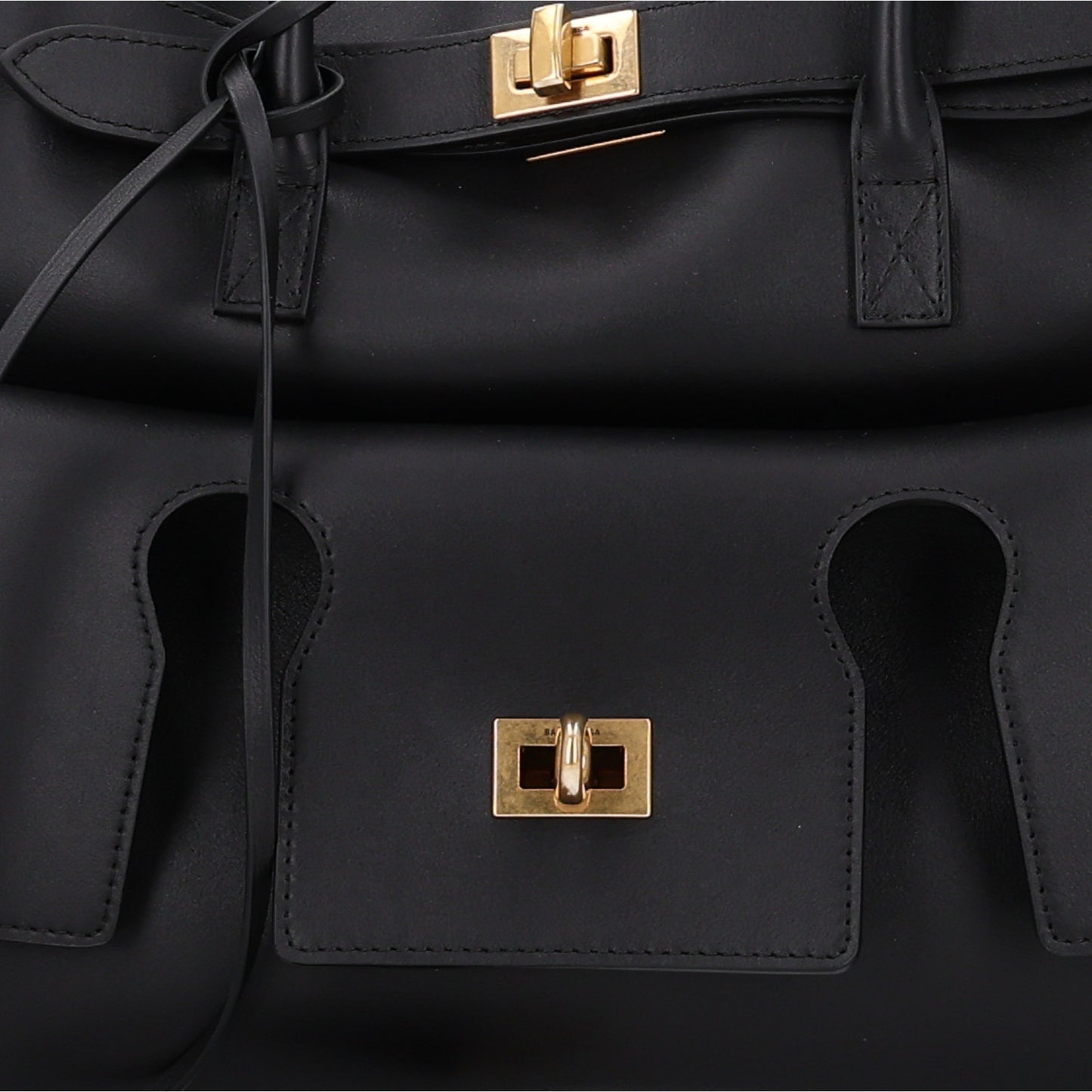 Smooth Calfskin Medium Bel Air Carry All Bag Black