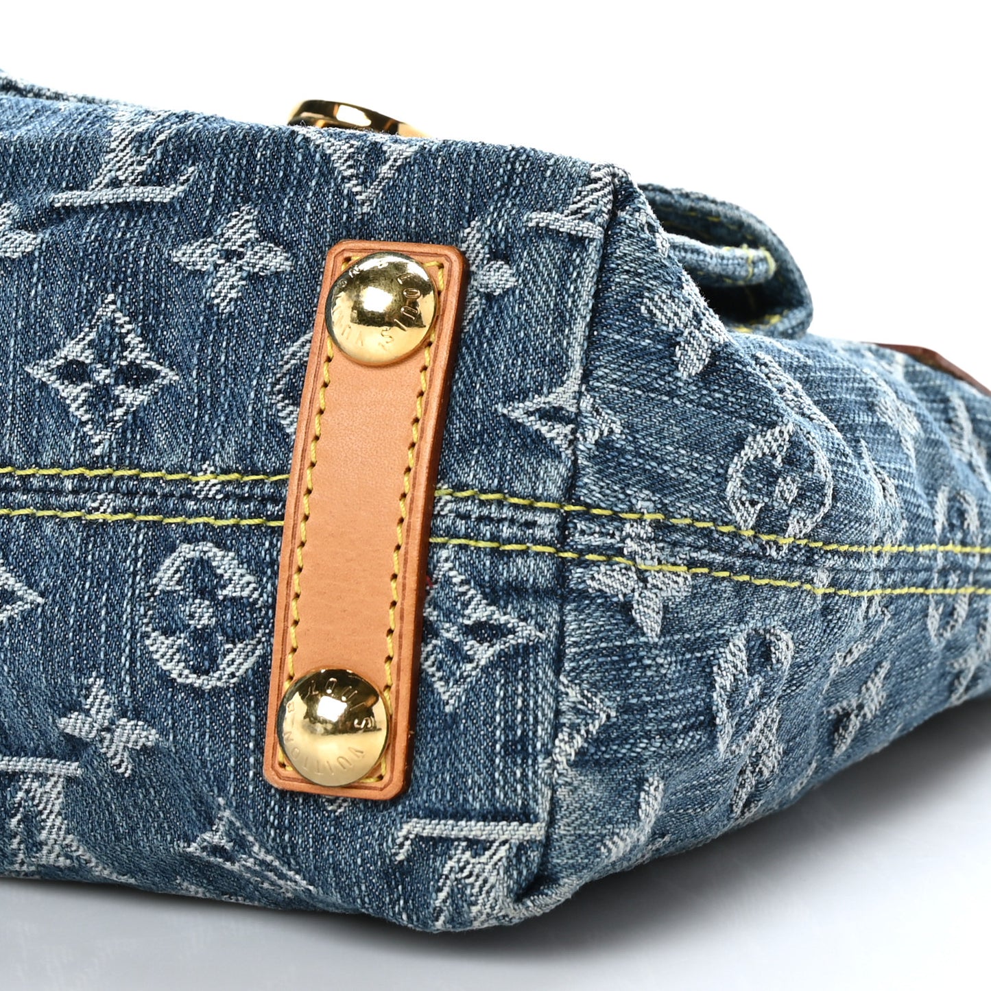 Monogram Denim Baggy PM Blue
