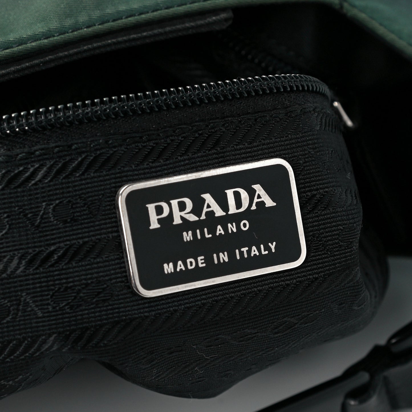 Tessuto Nylon Tote Dark Green