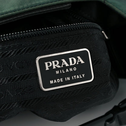Prada Tessuto Nylon Tote Dark Green 6 of 11