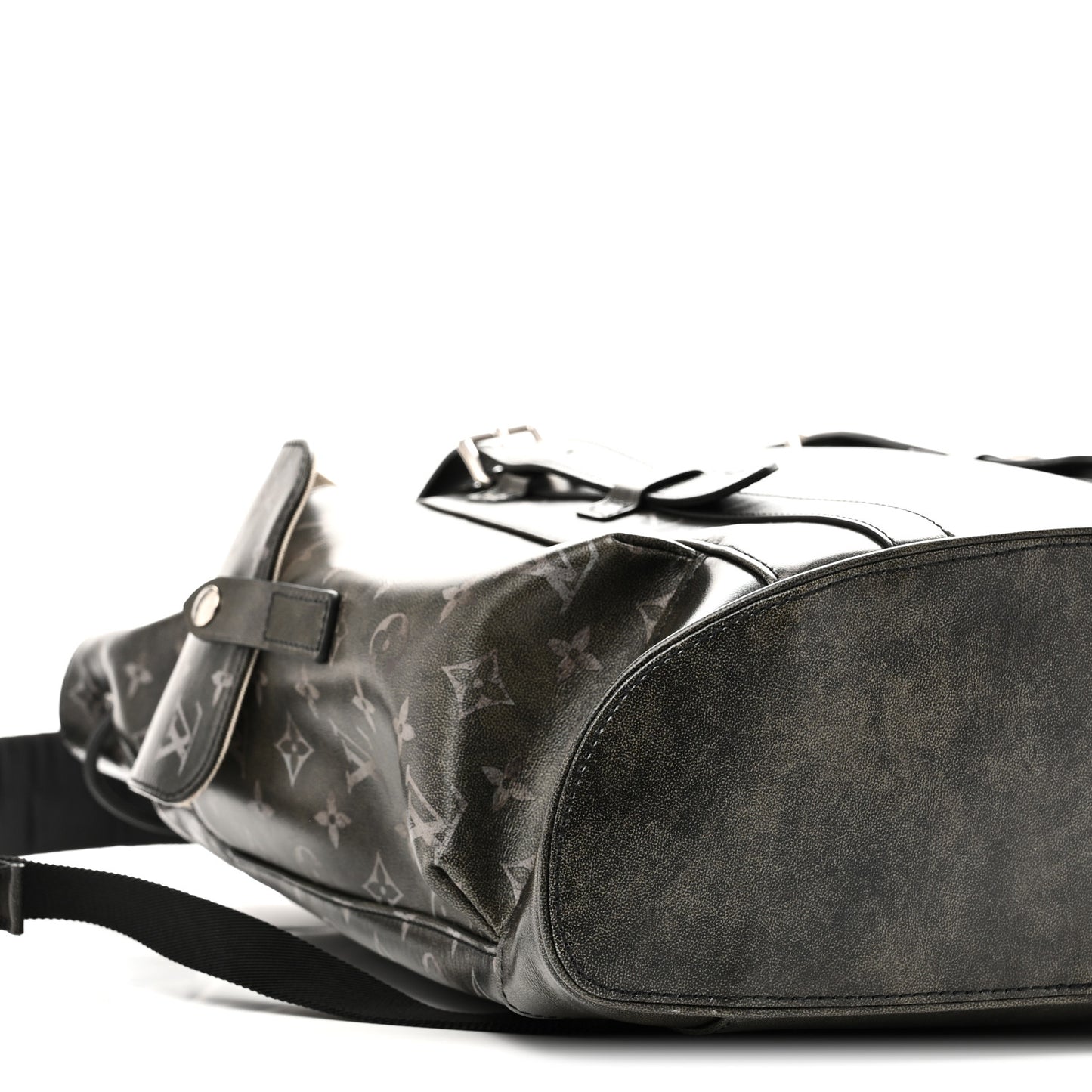 Brushed Monogram Eclipse Christopher MM Backpack Black