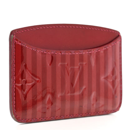 Louis Vuitton Vernis Rayures Mirror Case Pomme D'Amour 3 of 8