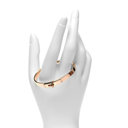 Hermes 18K Rose Gold Diamond PM Kelly Bracelet SH 2 of 4