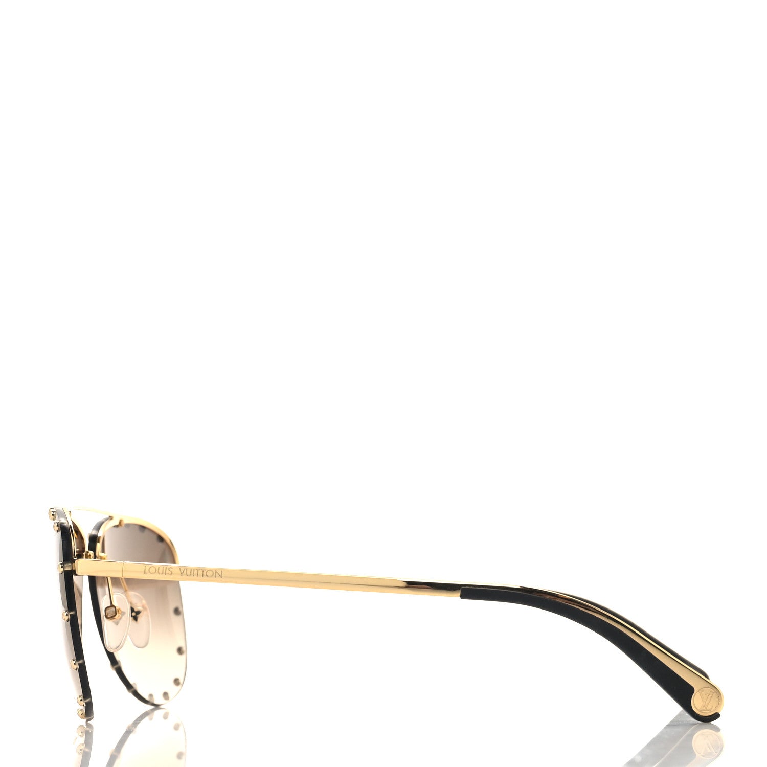 Louis Vuitton The Party Aviator Gradient Sunglasses Z0914U Brown 3 of 8