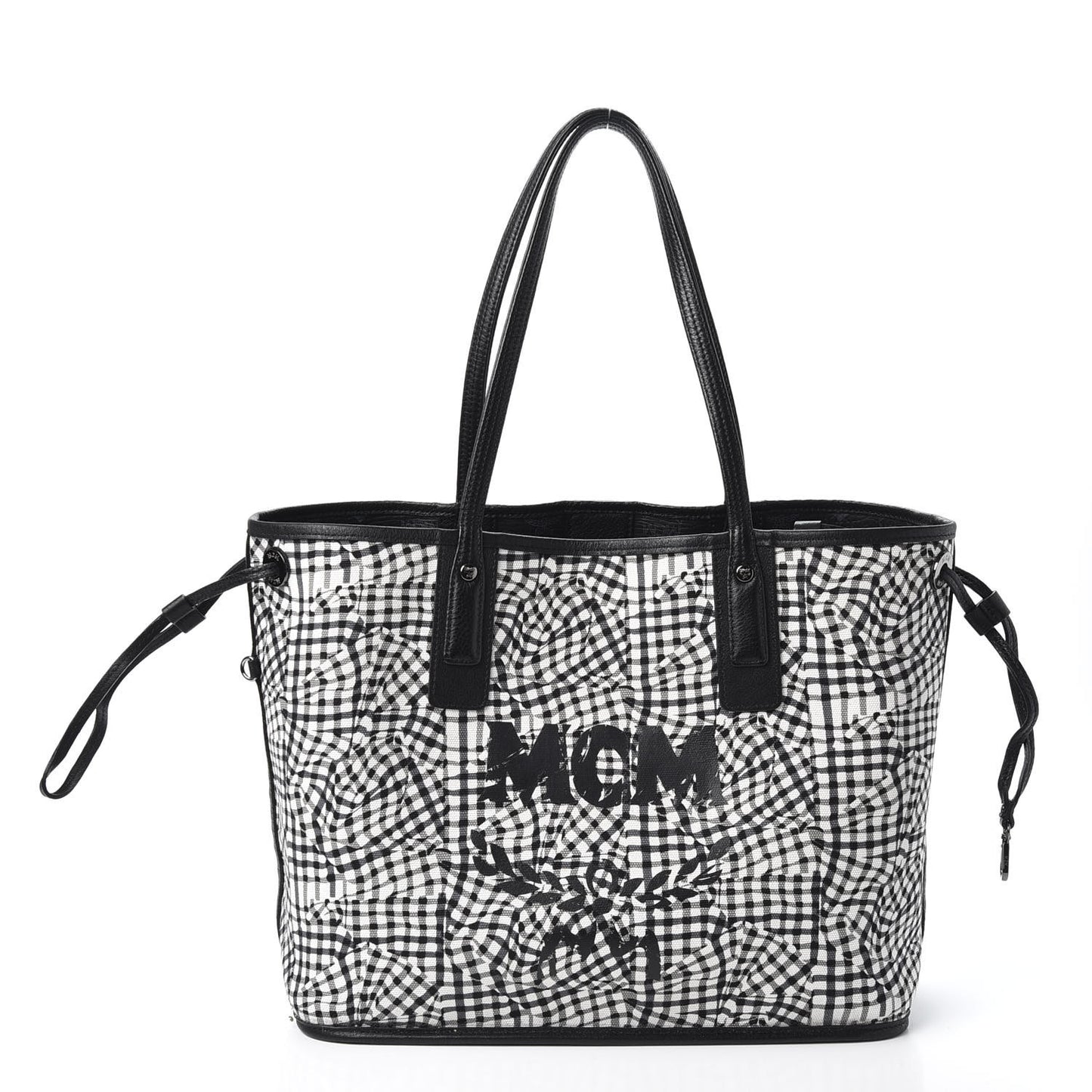 Visetos Medium Liz Reversible Shopper Tote Black