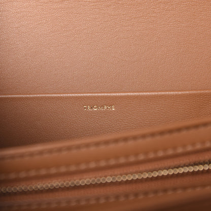 Celine Natural Calfskin Medium Triomphe Tan 6 of 14