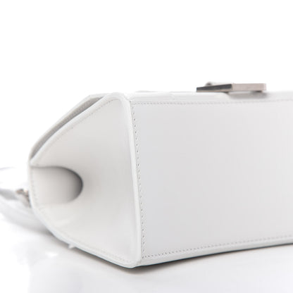 Balenciaga Shiny Box Calfskin Small Hourglass Top Handle Bag White 6 of 8