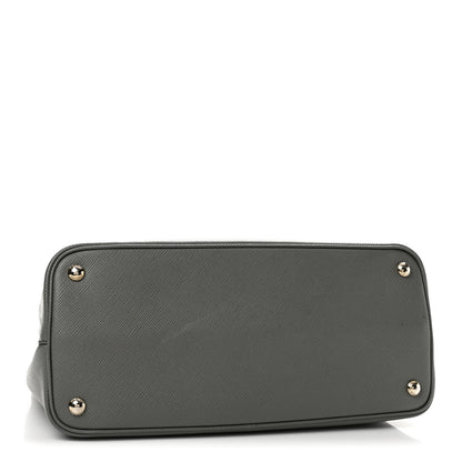 Prada Saffiano Cuir Medium Double Bag Marmo 4 of 14