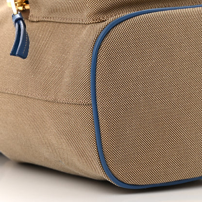 Prada Jacquard Logo Mini Bucket Crossbody Bag Corda Azzurro 10 of 15