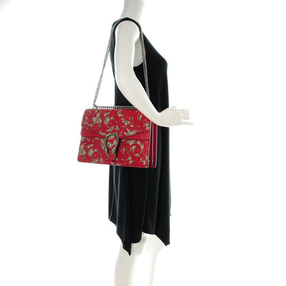 Gucci GG Supreme Monogram Arabesque Medium Dionysus Shoulder Bag Hibiscus Red 2 of 8