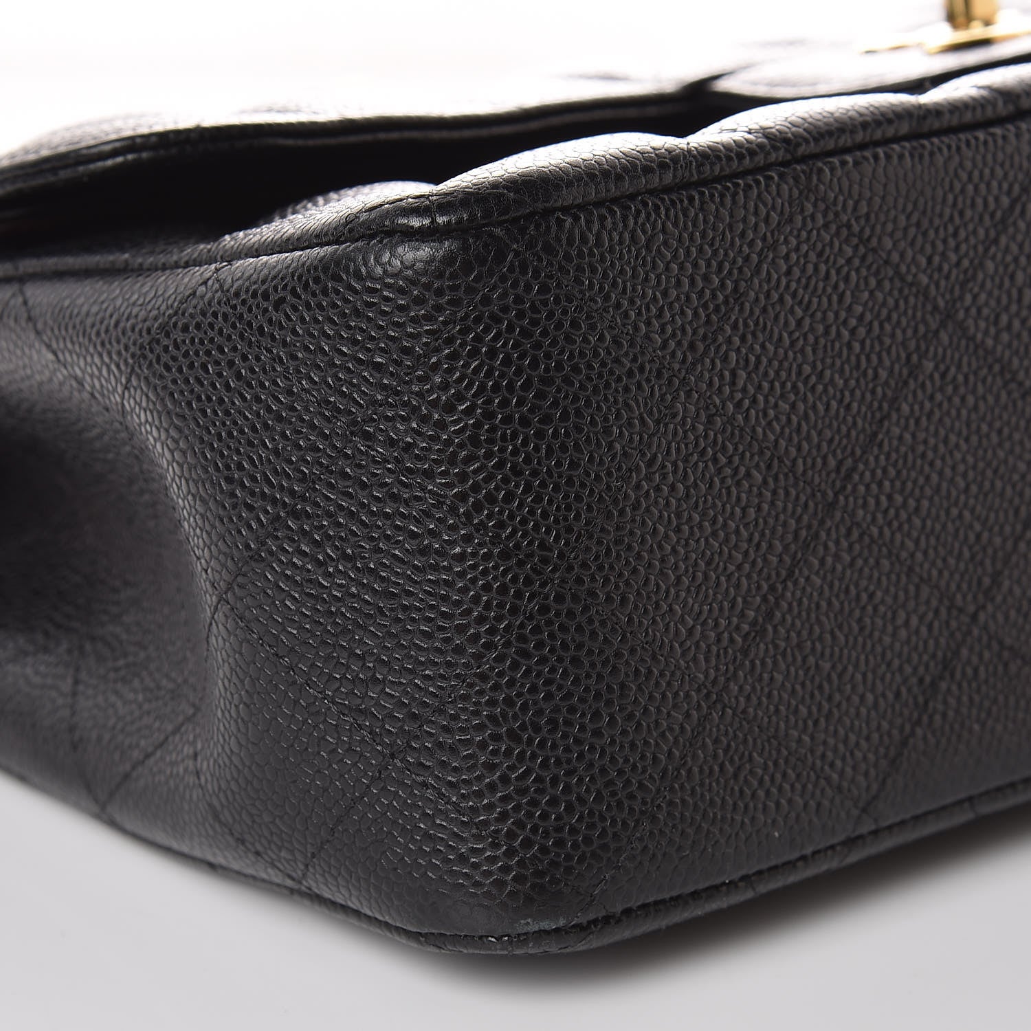 Chanel Caviar Quilted Jumbo Double Flap Black 8 of 11