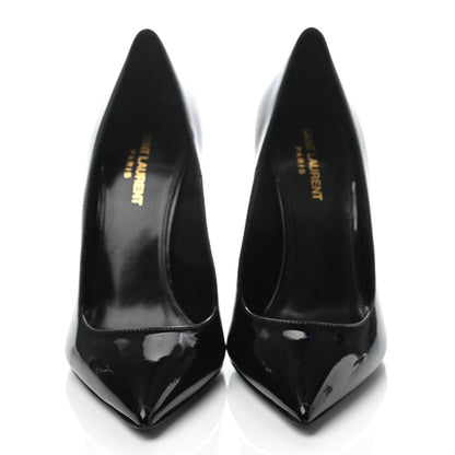 Saint Laurent Patent Opyum 110 Pumps 39 Black Gold 2 of 8