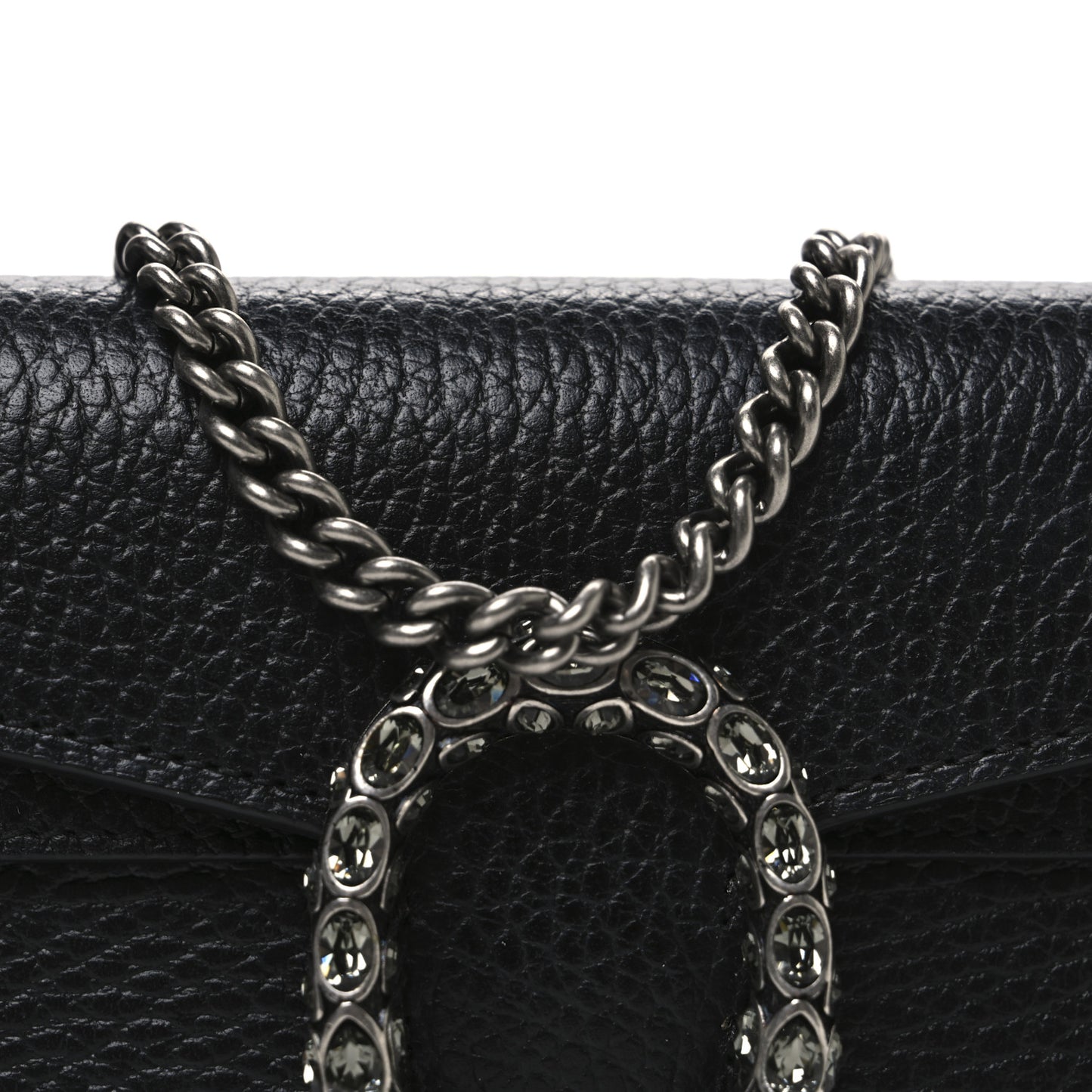 Calfskin Super Mini Dionysus Shoulder Bag Black
