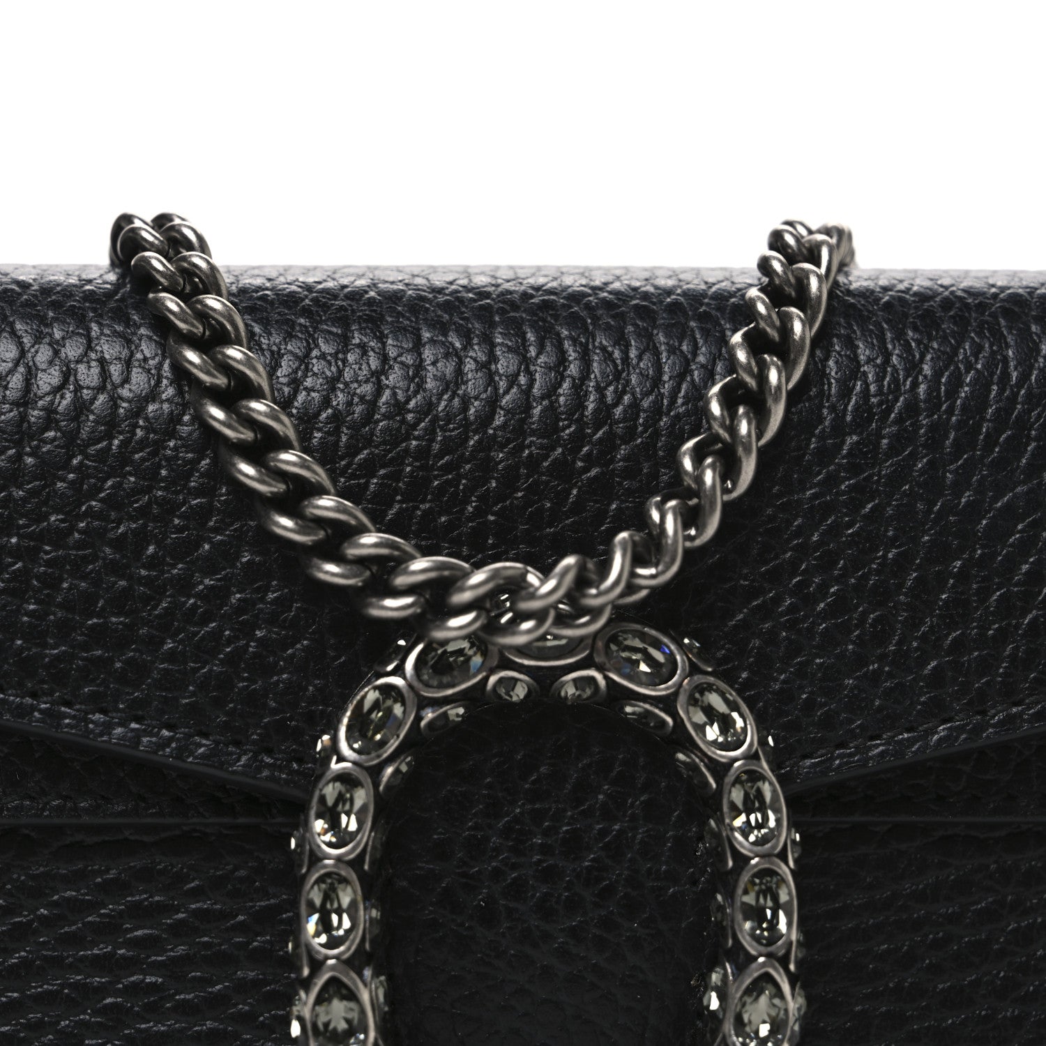 Gucci Calfskin Super Mini Dionysus Shoulder Bag Black 7 of 10