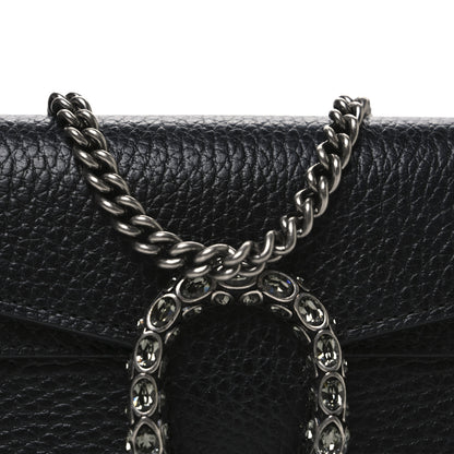 Gucci Calfskin Super Mini Dionysus Shoulder Bag Black 7 of 10