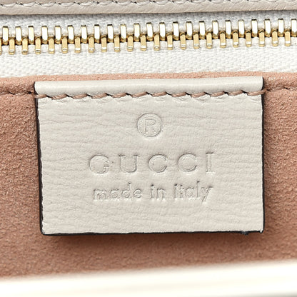 Gucci Azalea Calfskin Horsebit 1955 Shoulder Bag Mystic White 5 of 8