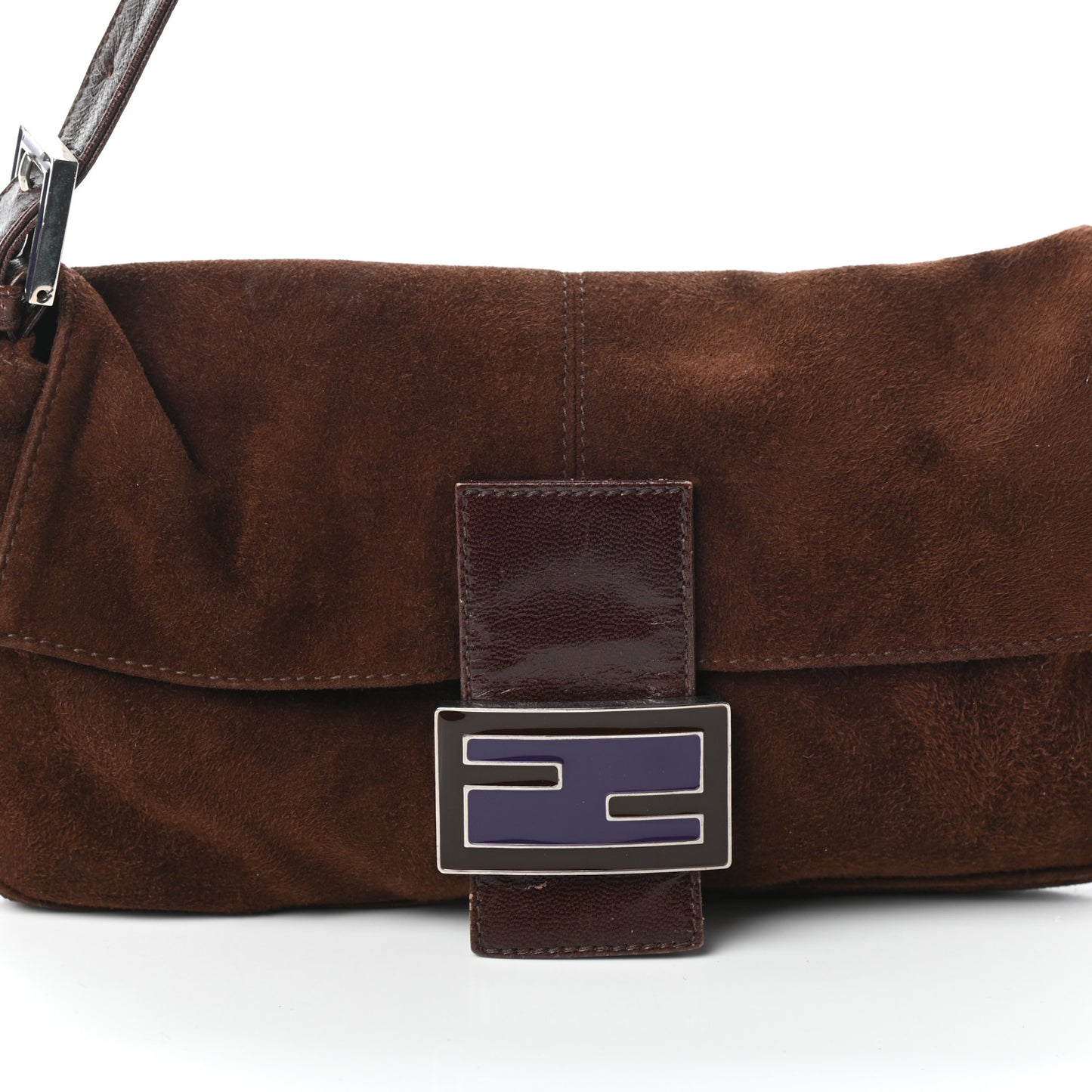 Suede Baguette Brown