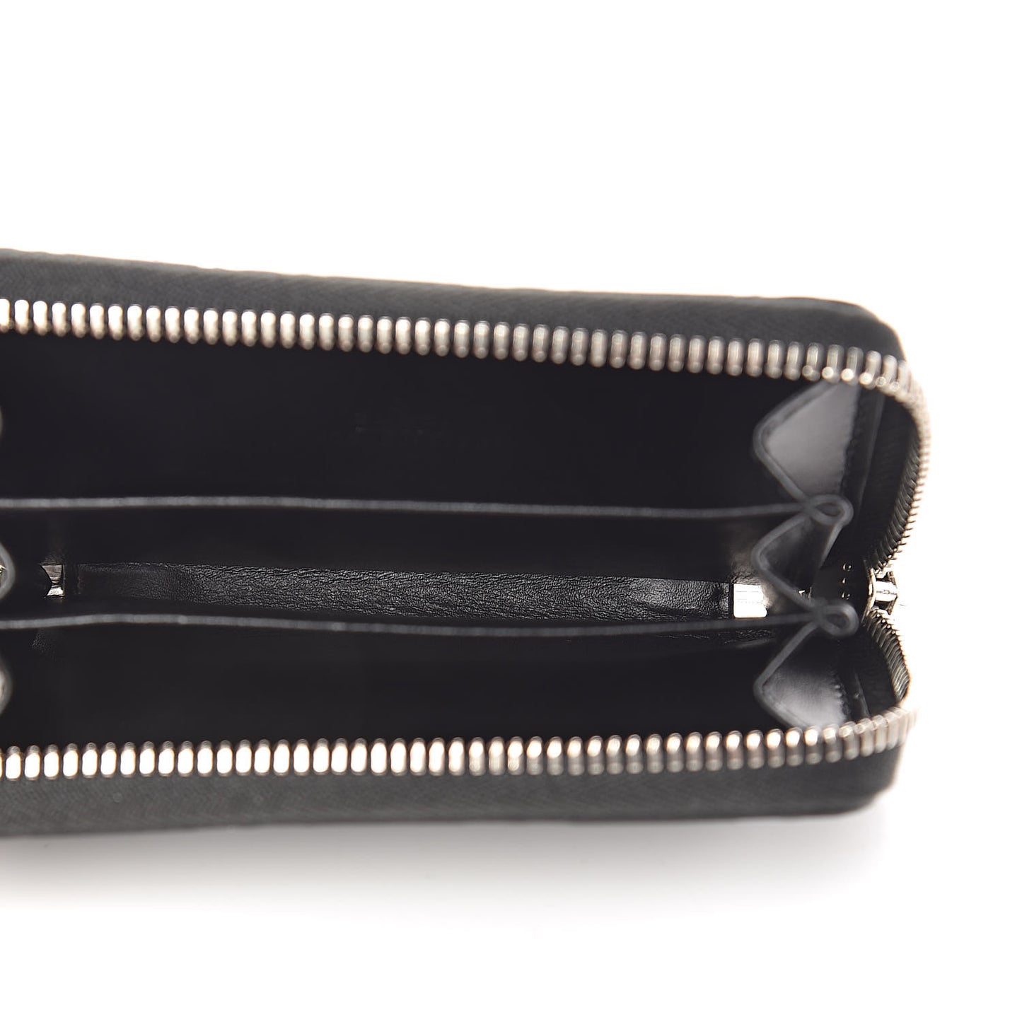 Guccissima Zip Around Card Case Black