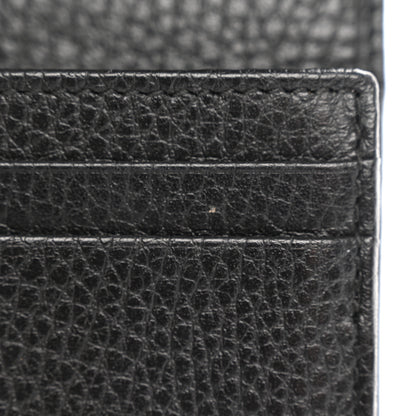 Gucci Pebbled Calfskin GG Marmont Card Case Black 8 of 11