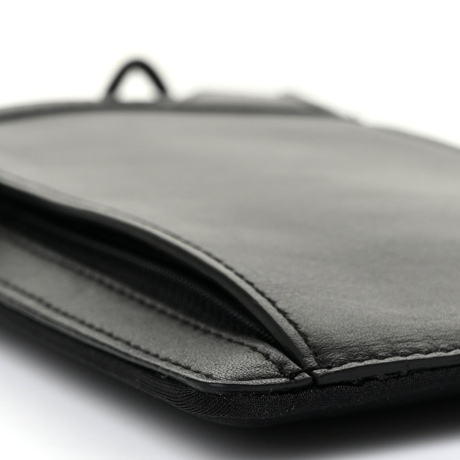 Off-White Calfskin Embossed Logo Phone Bag Black 6 of 7