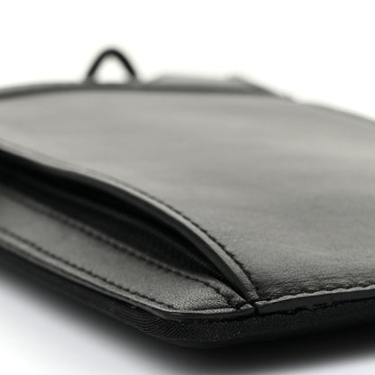 Off-White Calfskin Embossed Logo Phone Bag Black 6 of 7