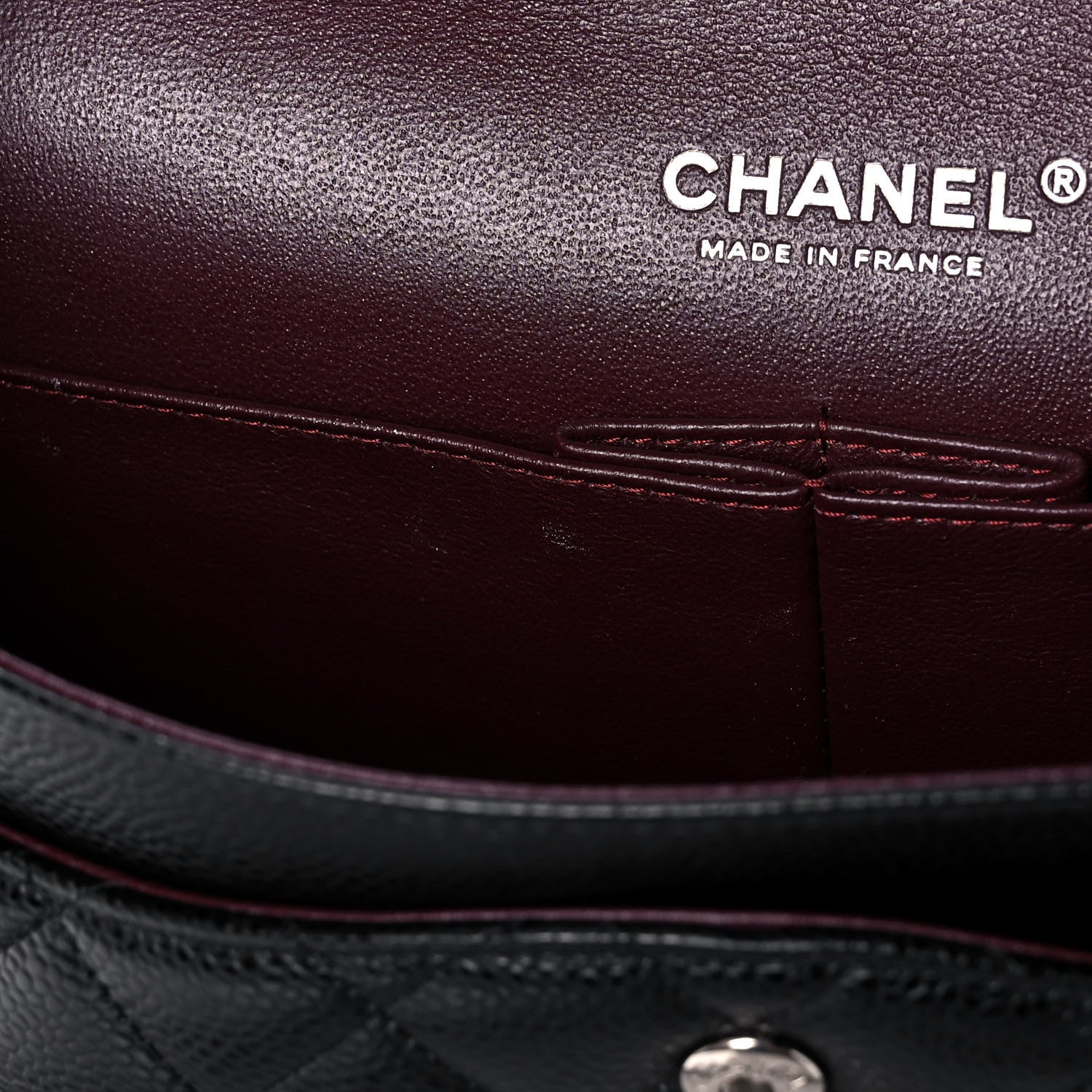 Chanel Caviar Quilted Medium Double Flap Black 20 of 21
