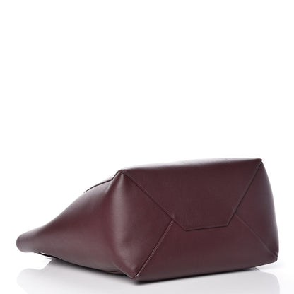 Celine Smooth Calfskin Small Tassel Cabas Phantom Burgundy 4 of 14
