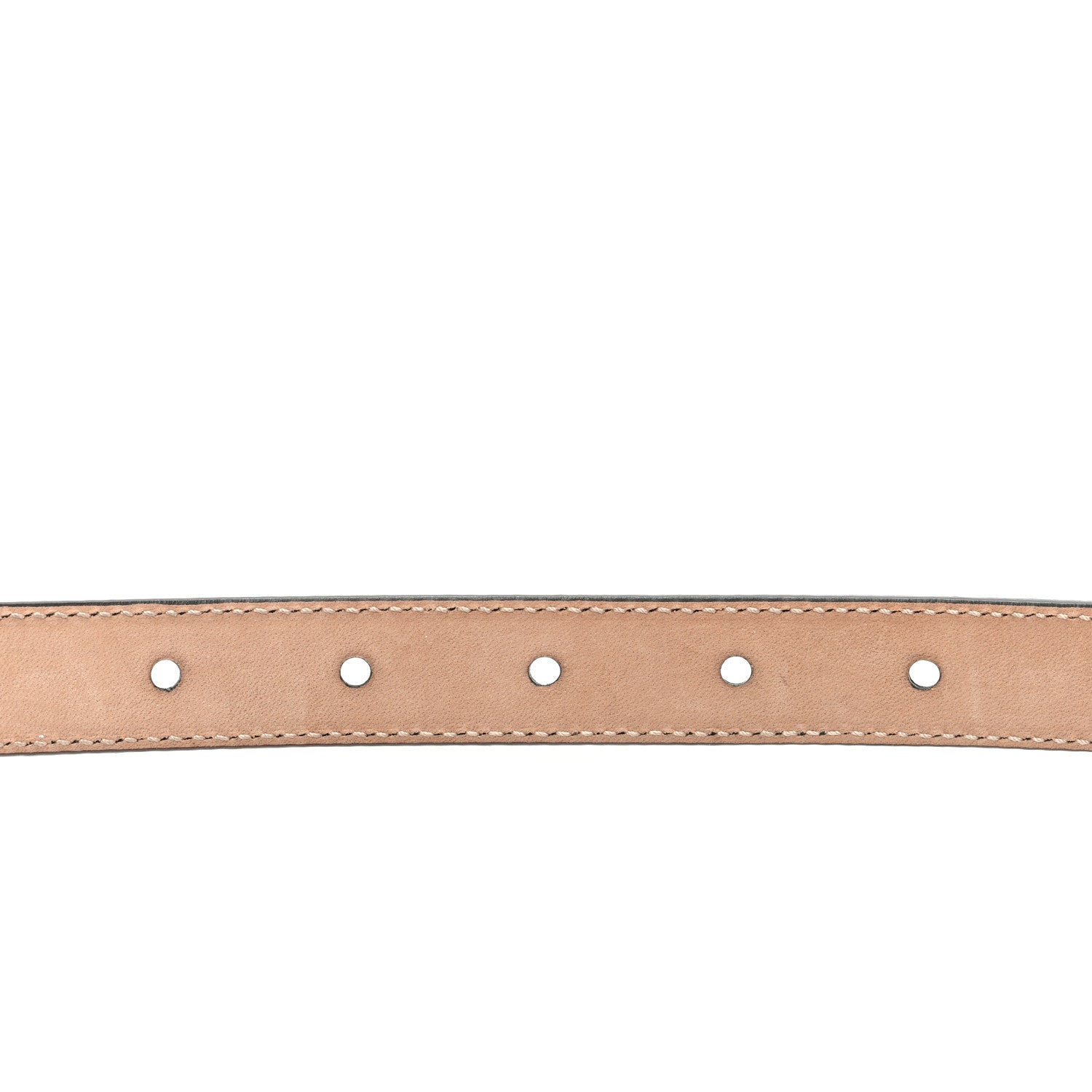Gucci Calfskin Crystal Interlocking G Belt 95 38 Black 7 of 8