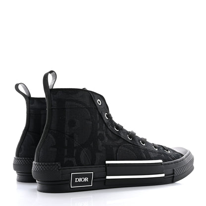 Christian Dior Maxi Oblique Mens B23 High Top Sneakers 45 Black 5 of 10