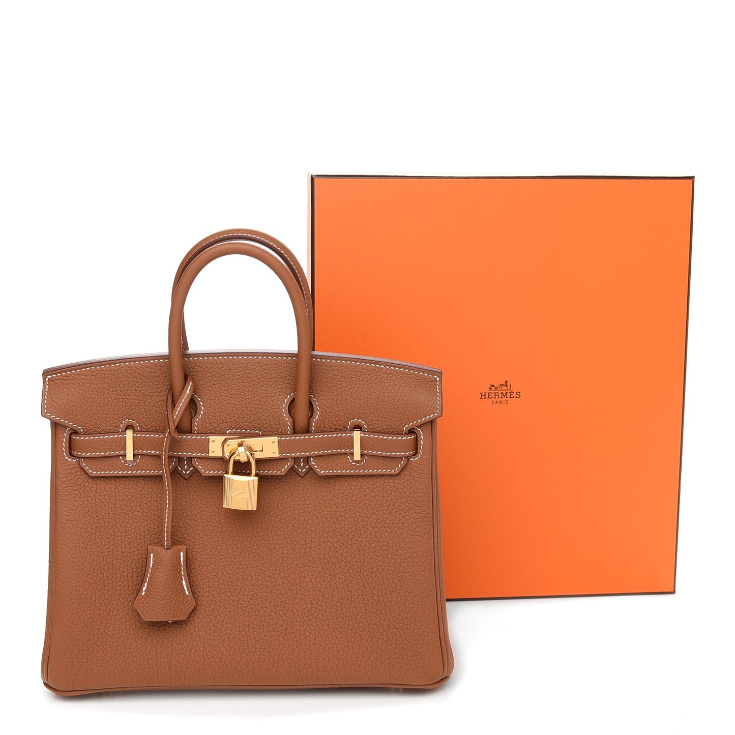 Togo Birkin 25 Gold