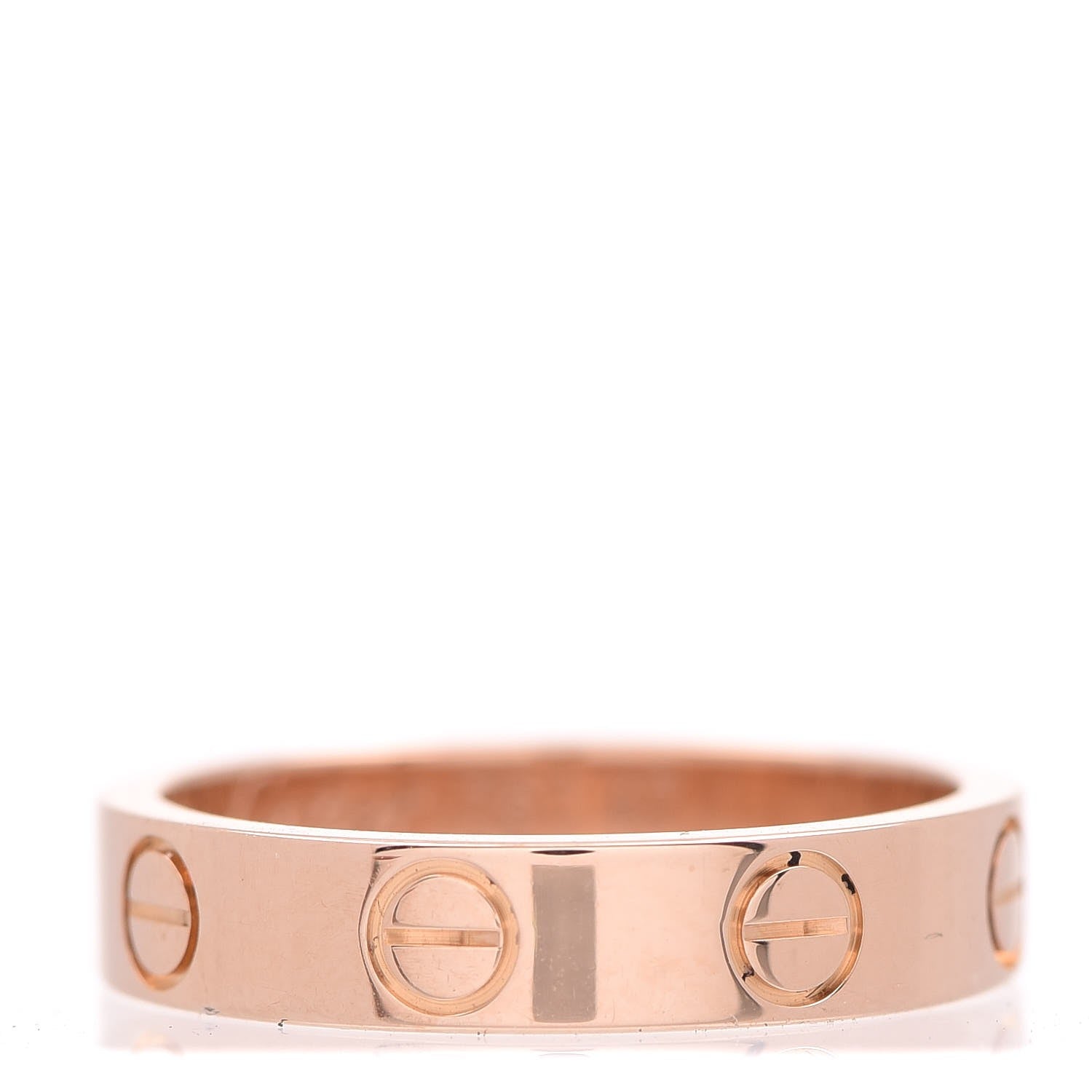 Cartier 18K Pink Gold 3.5mm LOVE Wedding Band Ring 47 4 1 of 4