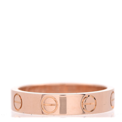 Cartier 18K Pink Gold 3.5mm LOVE Wedding Band Ring 47 4 1 of 4
