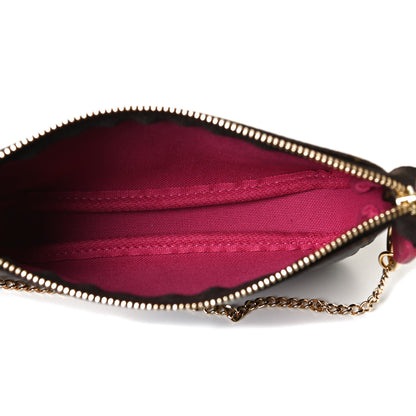Louis Vuitton Monogram 2020 Christmas Animation Roller Coaster Mini Pochette Accessories Pivoine 4 of 9