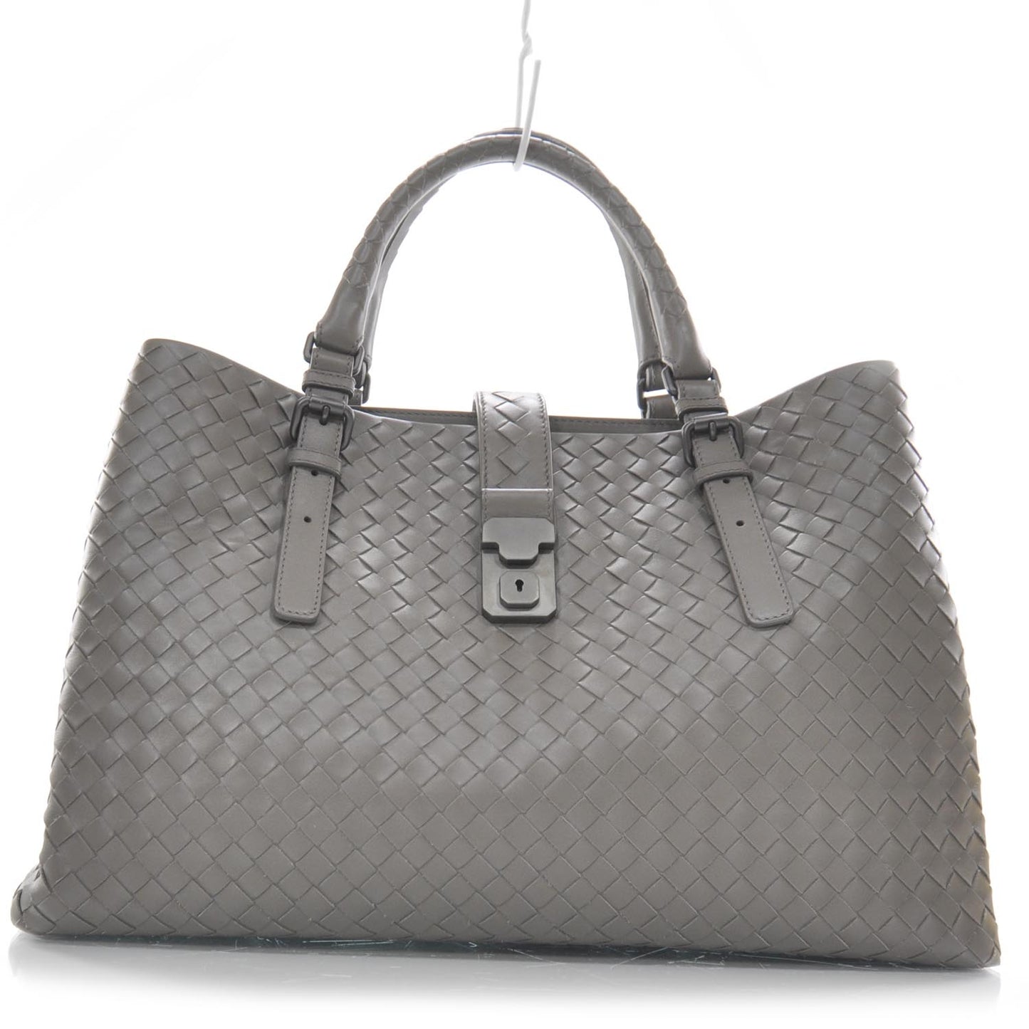 Leather Intrecciato Roma Tote Shadow