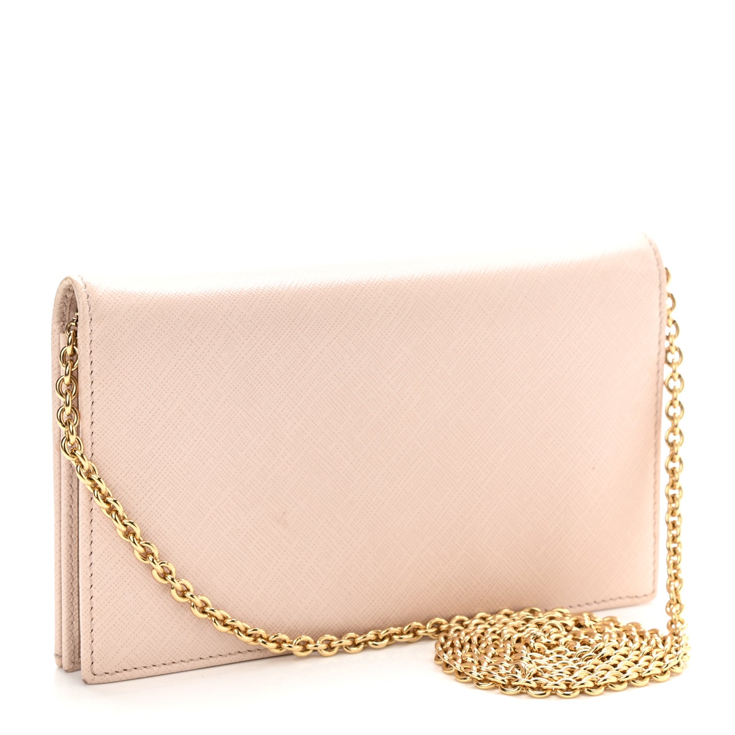 Salvatore Ferragamo Calfskin Miss Vara Wallet On Chain Pink 2 of 10