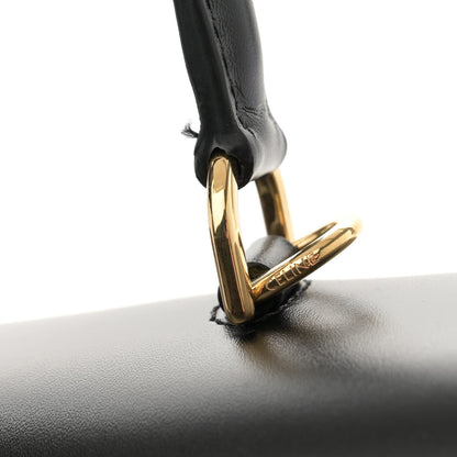 Celine Grained Calfskin Classique 16 Top Handle Bag Black 12 of 12