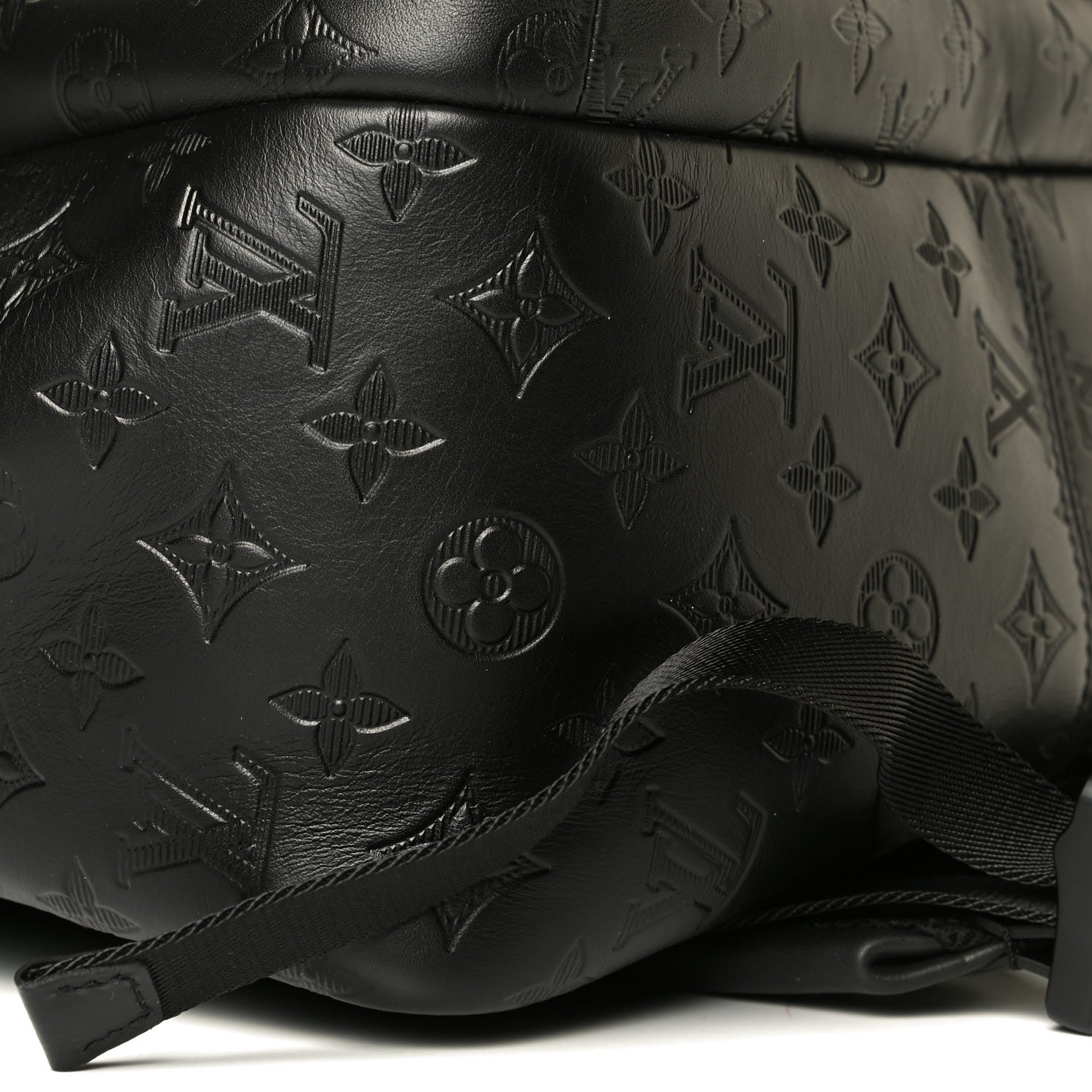 Louis Vuitton Calfskin Monogram Shadow Sprinter Backpack Black 6 of 7