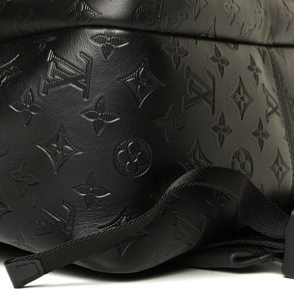 Louis Vuitton Calfskin Monogram Shadow Sprinter Backpack Black 6 of 7