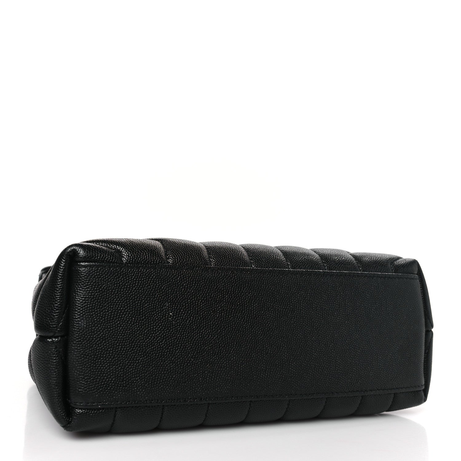 Saint Laurent Grain de Poudre Calfskin Y Quilted Monogram Small Loulou Chain Satchel Black 4 of 8