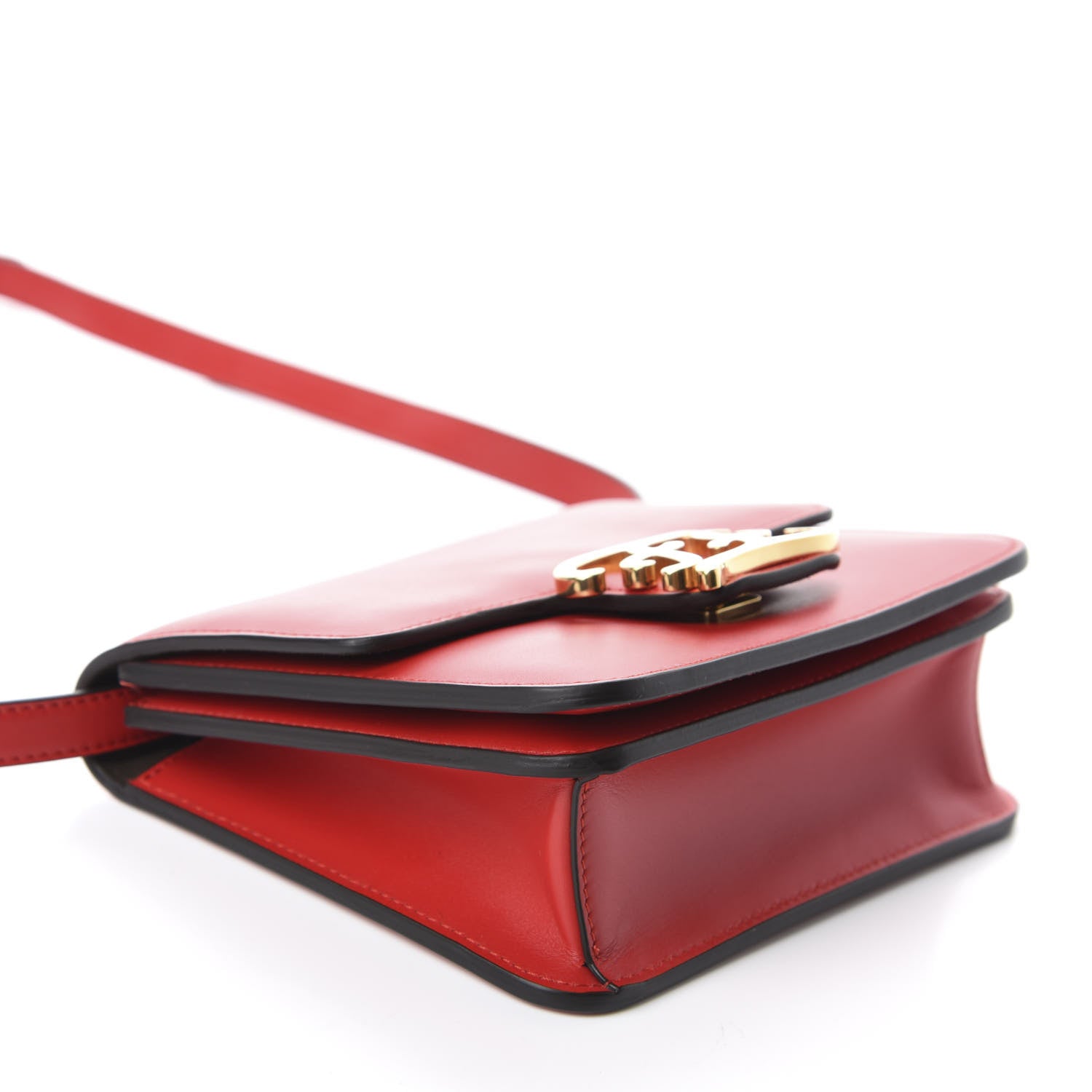 Fendi Vitello King Karligraphy Crossbody Bag Fuoco 4 of 11