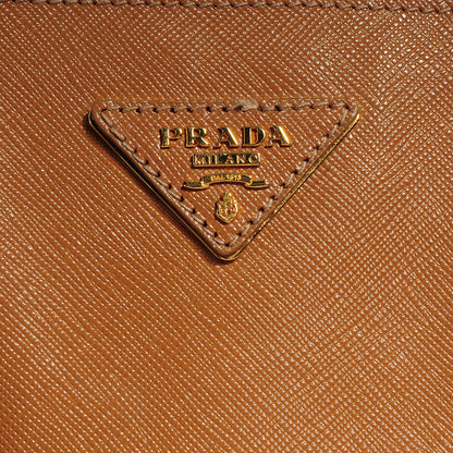 Prada Saffiano Lux Large Tote Caramel 9 of 9