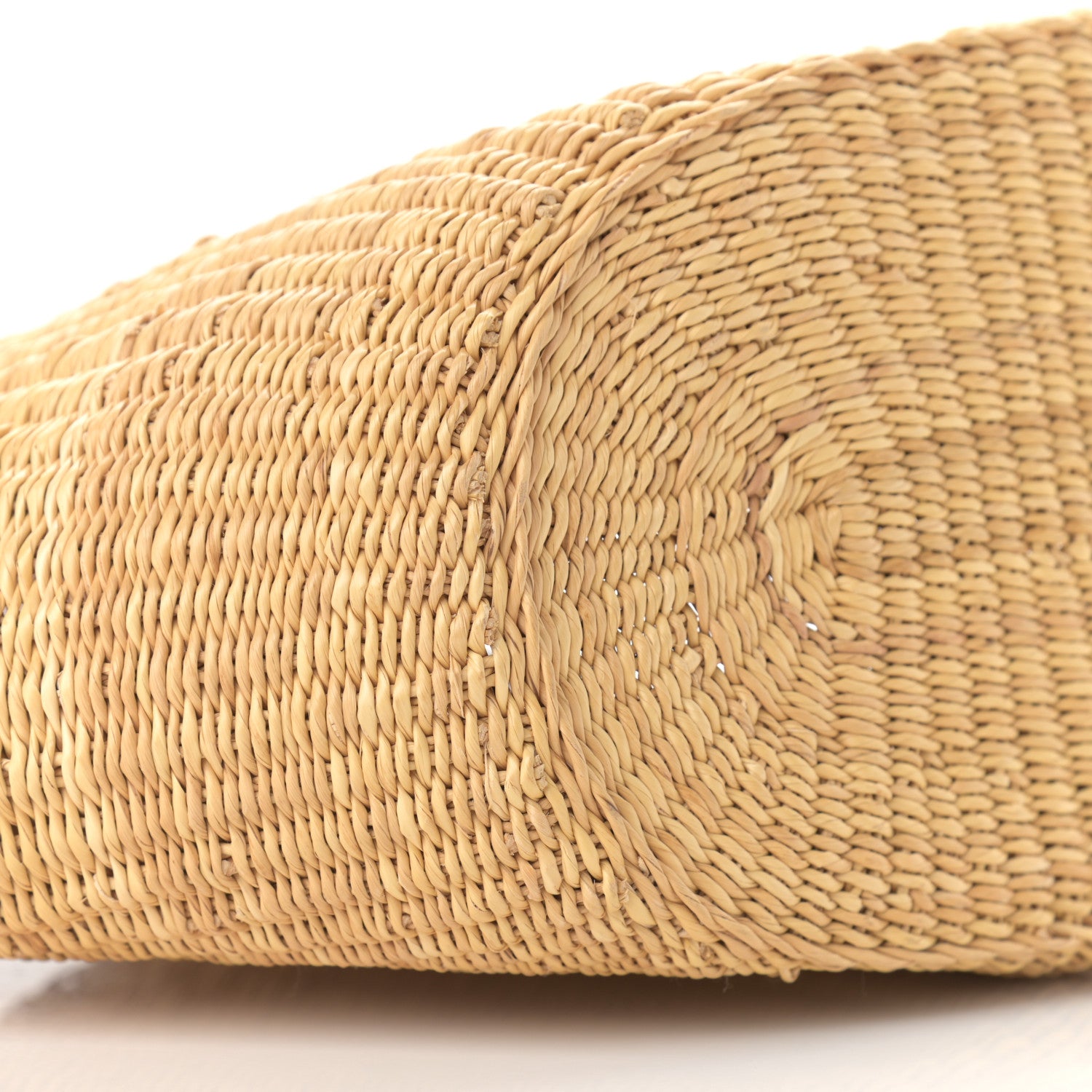 Loewe Calfskin Raffia Paulas Ibiza Small Basket Tote Bag Natural Tan 5 of 10