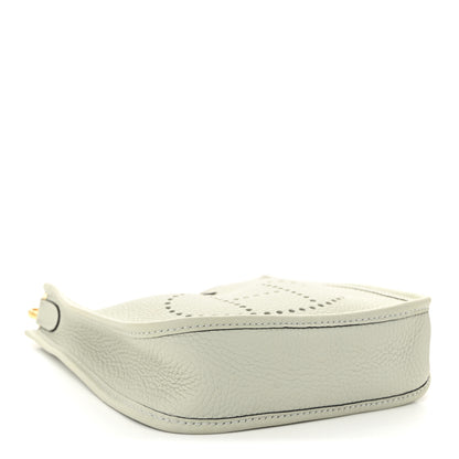 Hermes Taurillon Clemence Amazone Evelyne TPM Gris Neve 4 of 10