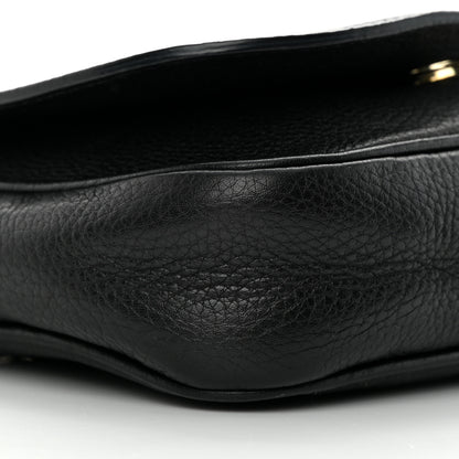 Gucci Pebbled Calfskin Small Soho Flap Crossbody Black 9 of 17