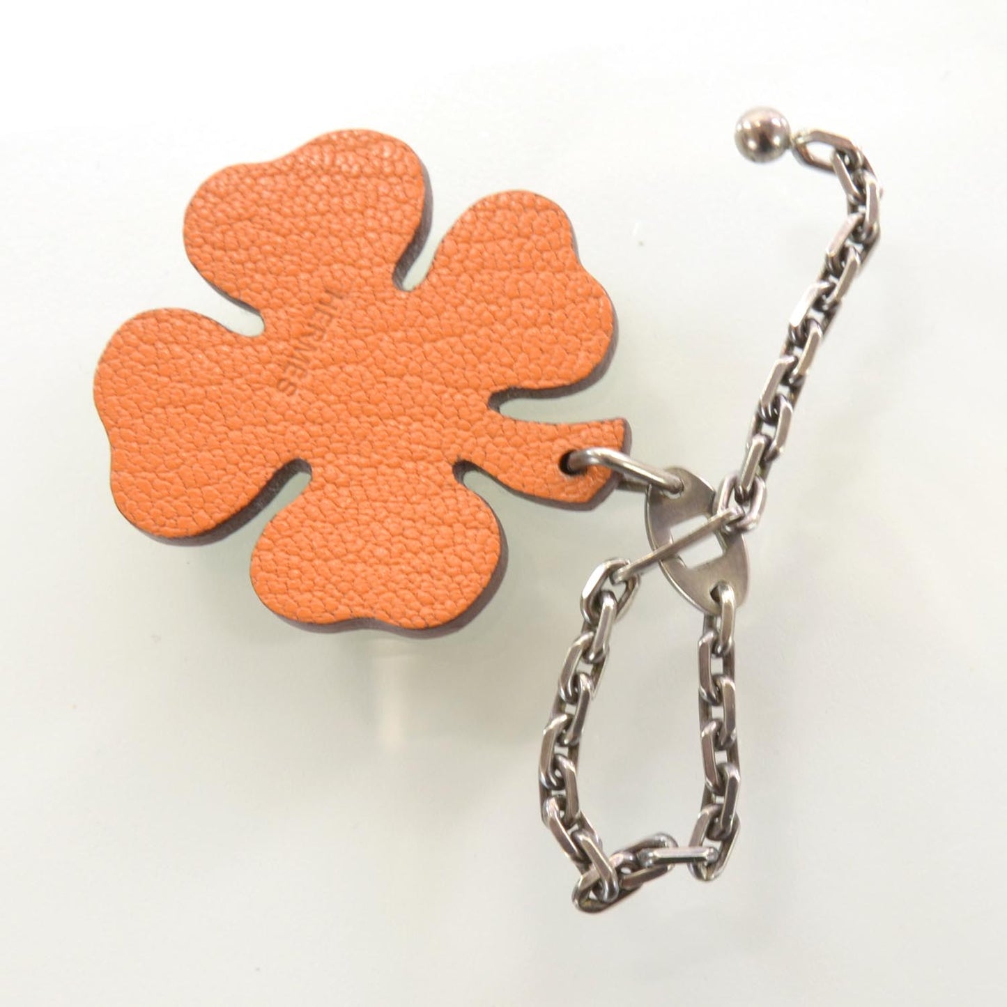 Chevre Lucky Clover Key Chain Vert Anis Orange