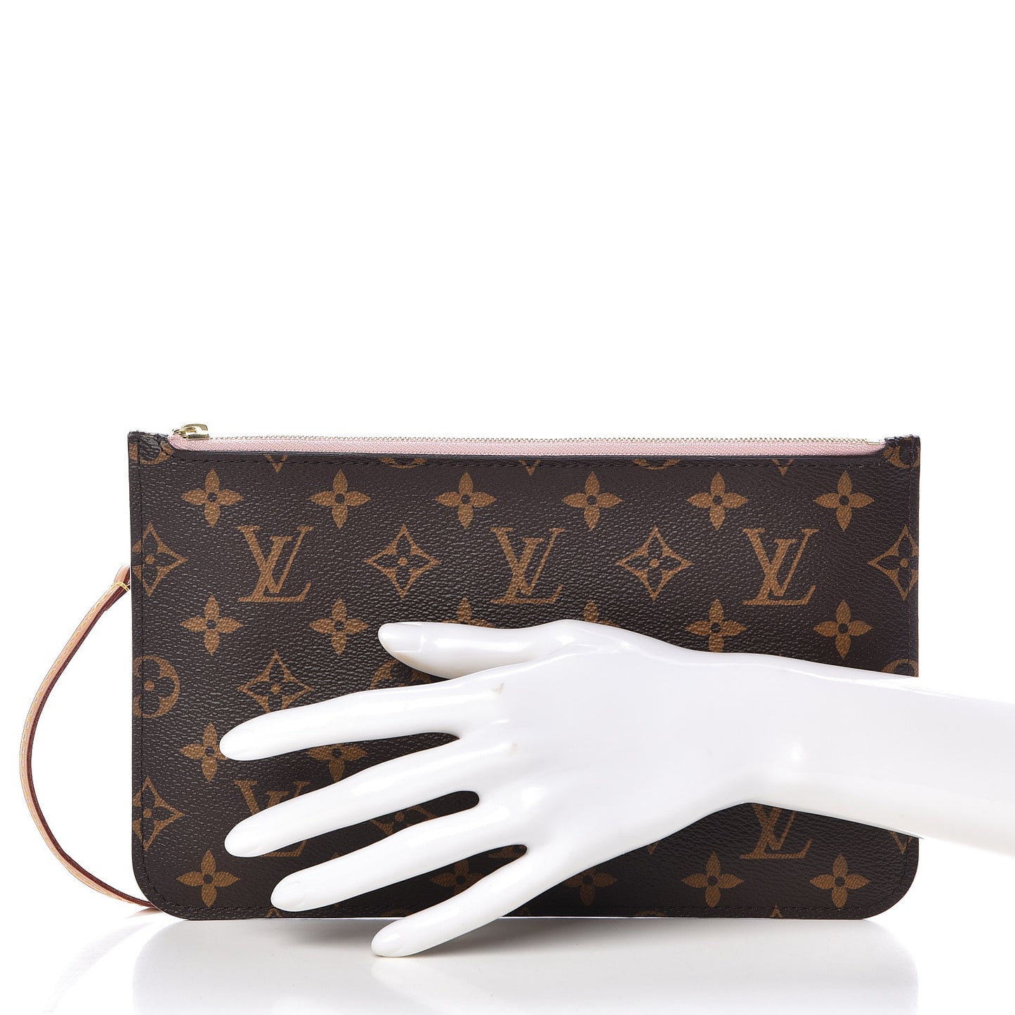 Monogram Neverfull MM GM Pochette Rose Ballerine