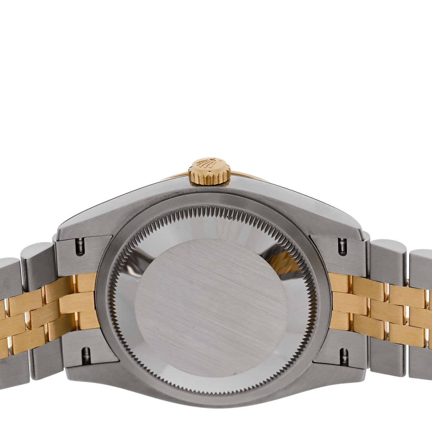 Stainless Steel 18K Yellow Gold Diamond 36mm Oyster Perpetual Datejust Watch Olive Green Roman 126233
